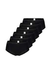 Трусы миди 6 шт. в упаковке базовые + Sloggi, черный