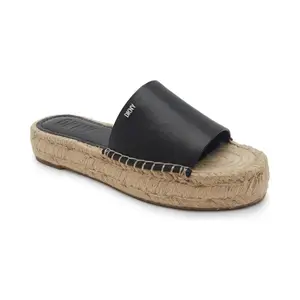 Кожаные тапочки Dkny, черный