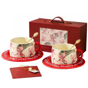 Кофейные наборы KAWASIMAYA, [Brocade Box Set]Yuanlan Pair Cups