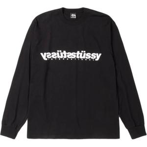 Футболка FW25 MIRROR LS унисекс Stussy, черный