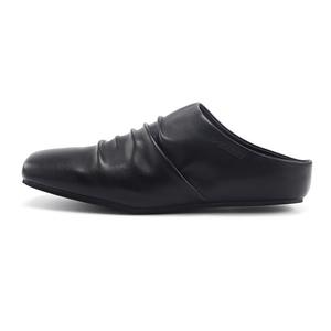 DHARRY Женские сандалии с закрытым носком, устойчивые к истиранию, резиновая подошва, черные