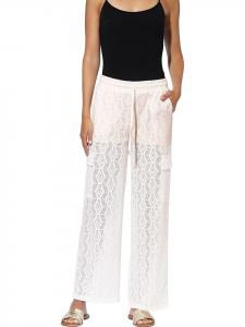 Тканевые брюки Heine, кремовый