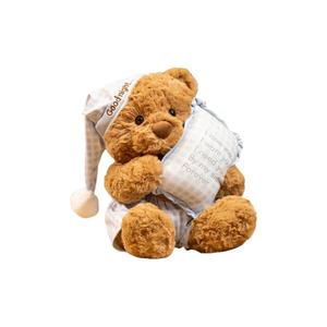 Плюшевая кукла мишка 40 см высота Click, темно-коричневый