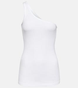 Хлопковая майка на одно плечо Isabel Marant, белый