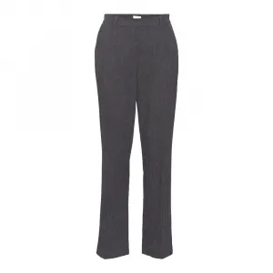 Брюки Object Lisa Straight Fit, серый