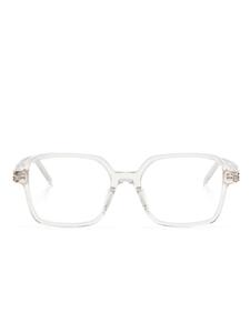 Saint Laurent Eyewear очки в прозрачной оправе, белый