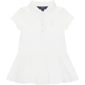 Белая детская футболка поло Ralph Lauren