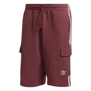 Adidas Originals Повседневные шорты мужские deep red/white