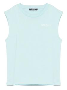 Футболка с логотипом Balmain Kids, синий