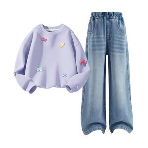 Детская повседневная спортивная одежда Disney, светло-голубой