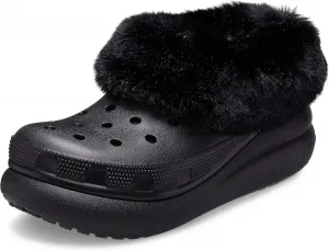 Кроксы Унисекс Взрослые Классические Furever Crush с Подкладкой Crocs, черный