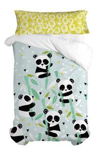 Пододеяльник Happy Friday Panda garden blue (2er Set), 140 х 200 см