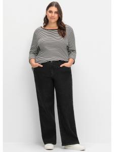 Джинсы sheego, черный деним