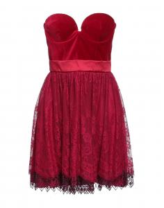 Мини-платье Blumarine, свинцовый