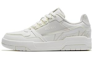 Скользоустойчивые амортизирующие низкие скейтерские кроссовки женские белые QIAODAN