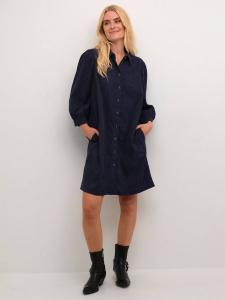 Ева вельветовое платье KAFFE, цвет Midnight Marine