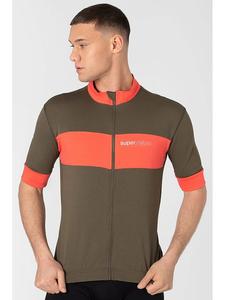 Функциональная рубашка super.natural Fahrradtrikot Gravier, цвет Braun/Orange