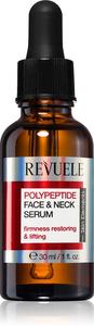Полипептидная укрепляющая и подтягивающая сыворотка для лица и шеи Revuele, 30 мл