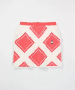 Теплая вязаная юбка из перьевой пряжи Archivio, цвет Orange(332)