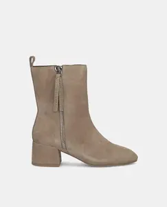 Женские ботинки из кожи с круглым носком Alma En Pena, бежевый