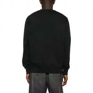 Свитшот с панелью в барочном принте VERSACE JEANS COUTURE, черный