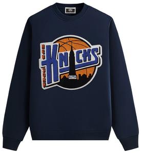 Толстовка Kith For The New York Knicks City Vintage Nelson Crewneck, синий