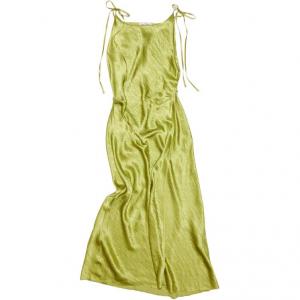 Acne Studios Женское желтое платье без рукавов