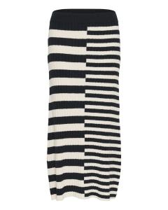 SOAKED IN LUXURY Юбка 'SLZillia' в цвете Ivory, Black