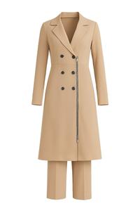 Брючный костюм MODAMIHRAM, бежевый