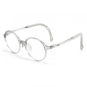 Police Круглая оправа для очков детская, VK160K-06A7/Transparent Gray