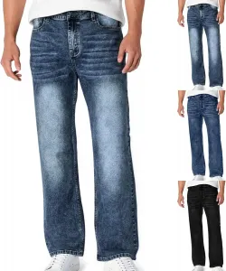 Прямые джинсы для женщин с высокой посадкой, свободные и эластичные