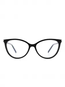Очки в оправе 'кошачий глаз' SAINT LAURENT, черный