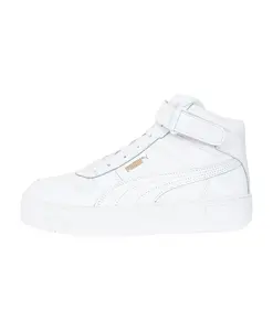 Кожаные высокие кеды Puma, белый
