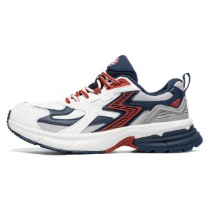 361° Нескользящие и дышащие низкие повседневные туфли мужские, белые, синие