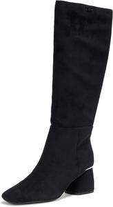 Женские сапоги до колена на каблуке DKNY Cana, Black