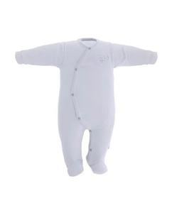 Хлопковая детская пижама с вышивкой Cambrass, серый