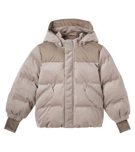 Куртка-пуховик Mads из вельвета Wheat, Grey Stone