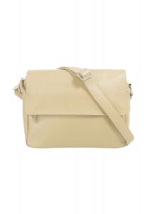 Сумка через плечо, натуральная кожа, производство Италия Samantha Look, бежевый