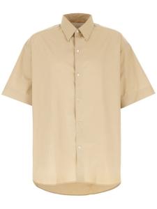 Хлопковая рубашка Studio Nicholson, нейтральный цвет