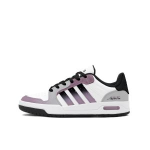 Adidas Neo Кроссовки баскетбольные низкие Entrap устойчивые к истиранию винтажные unisex белые фиолетовые