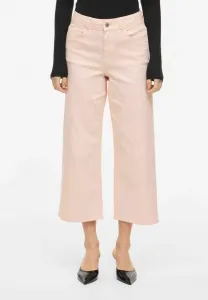 Эмма 7/8, высокая талия, широкие штанины Vila, Cherry Blossom