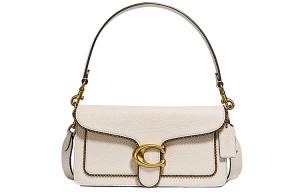 Сумка-конверт Tabby Cow Leather Dionysus через плечо женская белая COACH