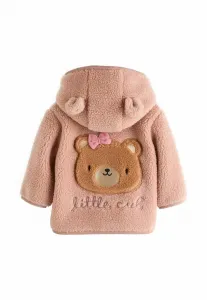 Зимнее пальто из искусственного меха стандартного кроя Next, Caramel Brown Bear