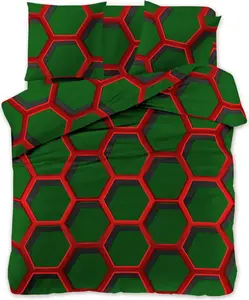 Постельное белье из микрофибры ZORINO, темно-зеленое TEXTILOMANIE