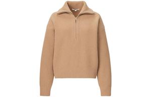 UNIQLO Женский свитер, Темно-бежевый