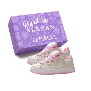 Alxnan Низкие женские кроссовки для скейтбординга Sweetheart Pink