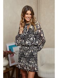 Короткое платье Blee Joséfine, черный/белый