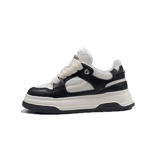 SENJIALUO Износостойкие дышащие быстросохнущие мужские лоу-топы для скейтбординга черные, цвет Black