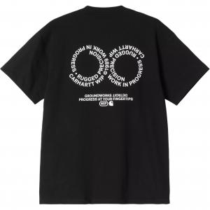 Графическая футболка с принтом Crewneck Carhartt WIP, черный