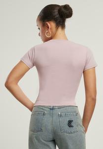 Принт на футболке TEE Karl Kani, светло-розовый